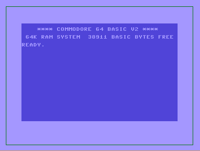 Commodore main screen